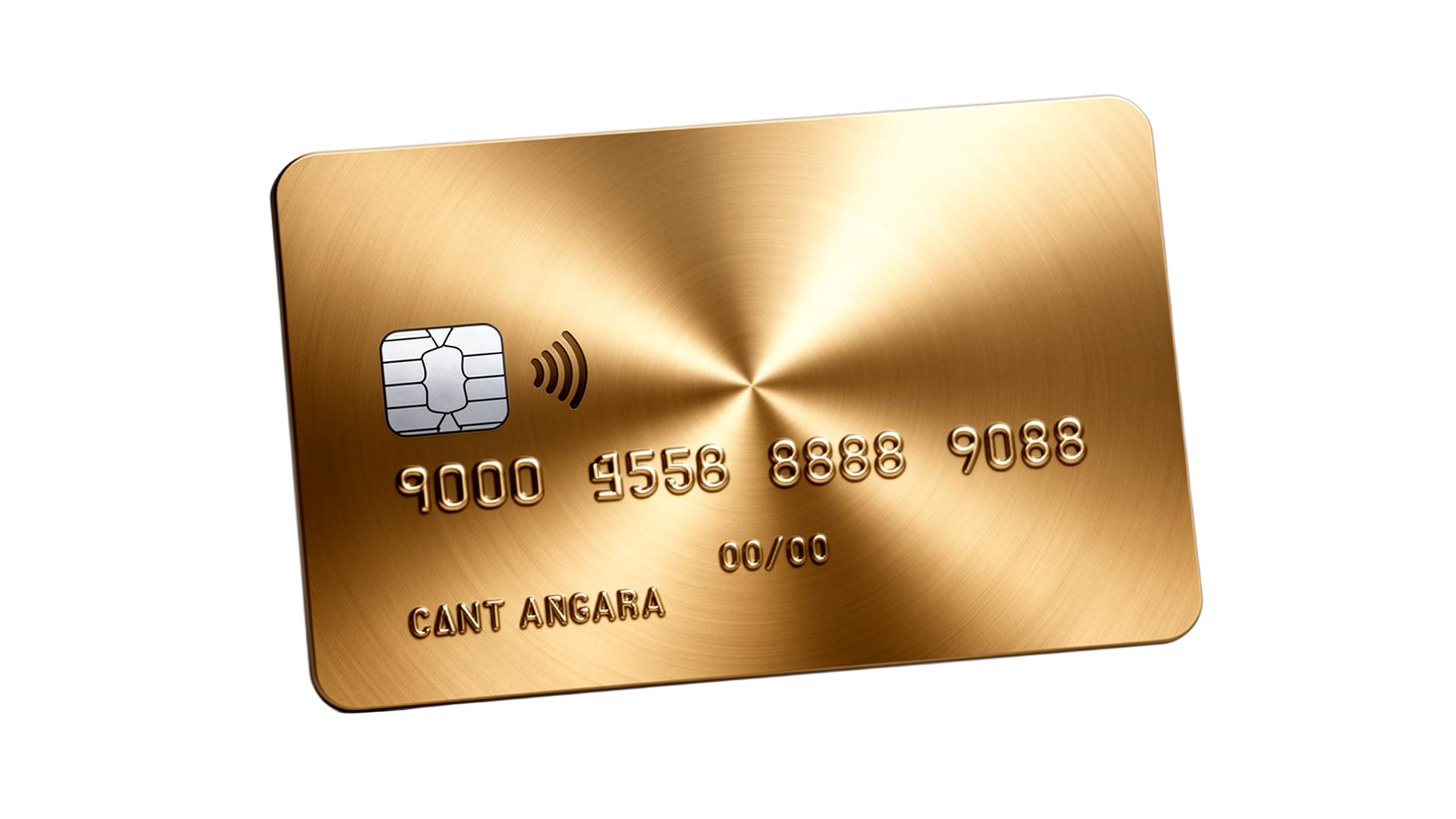 Miles & More Business Card Gold – Vorderansicht
